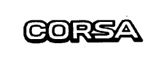 Napis "CORSA" na tył CORSA B do 1997